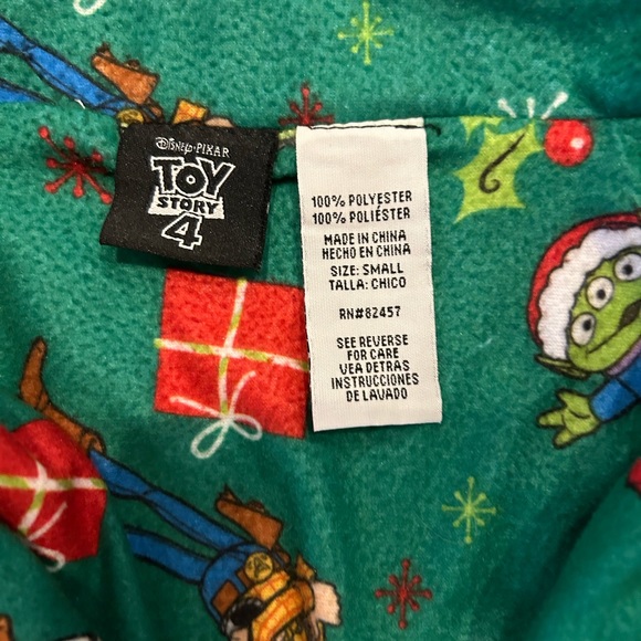 Toy Story 4 size small unisex Christmas pajamas - Picture 3 of 4